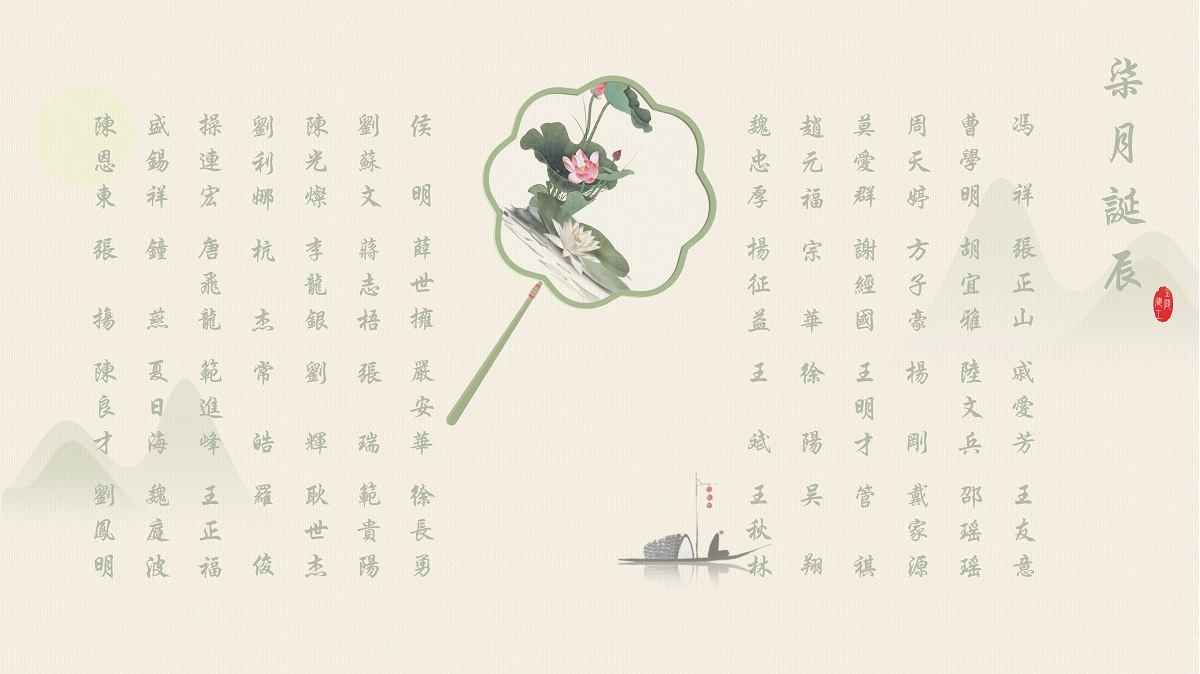 【生日祝?！抗ё?月生日的員工生日快樂！