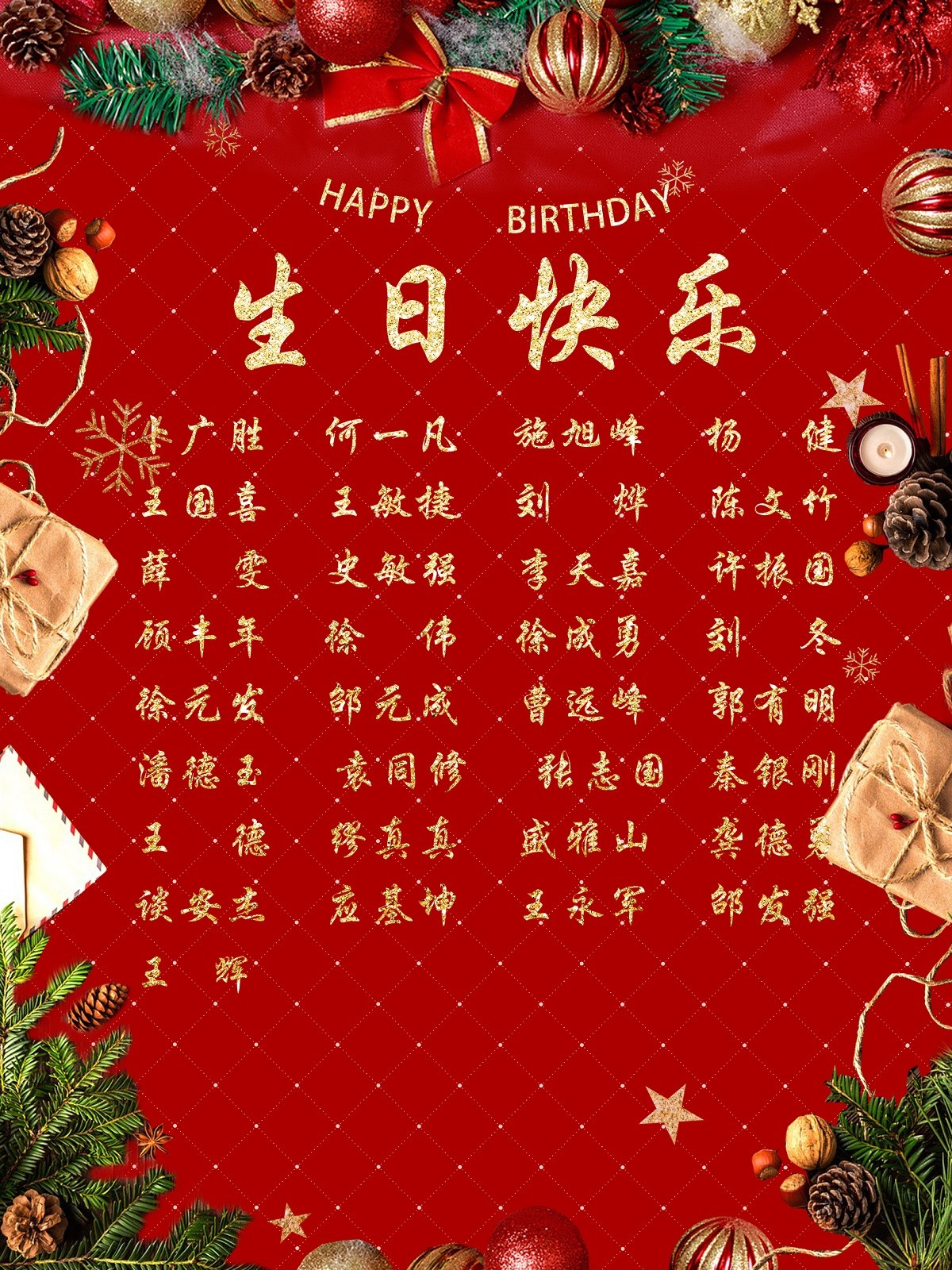 【生日祝?！抗ё?2月生日的員工生日快樂(lè)！